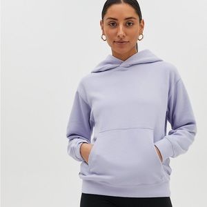 ❌SOLD❌ NWOT Aritzia Airy Fleece Perfect Hoodie GD purple ash